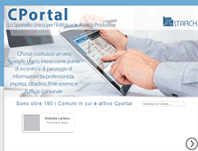 Tablet Screenshot of cportal.it